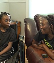 11-year-old Ja'Liyah Baker was shot in the neck while trying to shield her little brother from gunfire.
Mandatory Credit:	WVTM