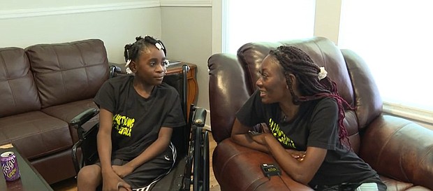 11-year-old Ja'Liyah Baker was shot in the neck while trying to shield her little brother from gunfire.
Mandatory Credit:	WVTM