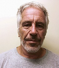 US financier Jeffrey Epstein appears in a photograph taken for the New York State Division of Criminal Justice Services' sex offender registry March 28, 2017 and obtained by Reuters July 10, 2019.
Mandatory Credit:	Reuters