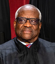 Justice Clarence Thomas on Tuesday called for the Supreme Court to revisit the “flawed” ruling in the 1964 case.
Mandatory Credit:	Eric Lee/Bloomberg/Getty Images