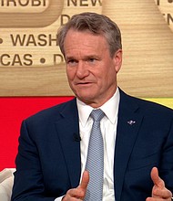 Bank of America CEO Brian Moynihan during an interview with CNN's Poppy Harlow on June 27.
Mandatory Credit:	CNN
