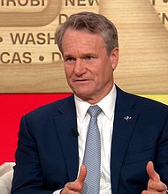 Bank of America CEO Brian Moynihan during an interview with CNN's Poppy Harlow on June 27.
Mandatory Credit:	CNN