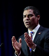 Miami mayor and 2024 Republican presidential candidate Francis Suarez indicated in an interview on Tuesday that he was unfamiliar with the plight of Uyghur Muslims.
Mandatory Credit:	Drew Angerer/Getty Images