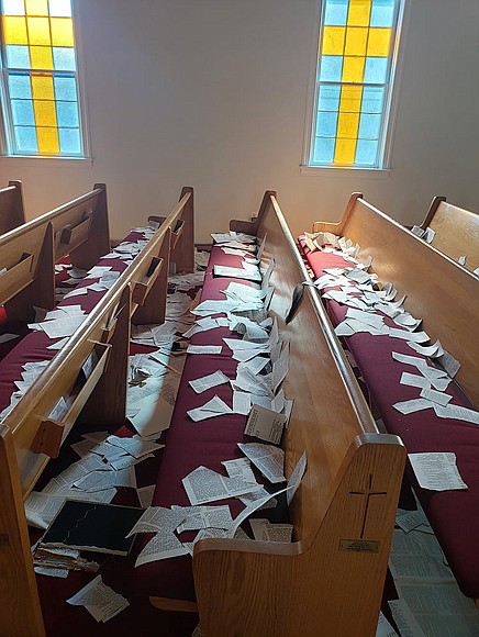 The Rev. Jerome Jones Sr. is shocked by two things: the extensive vandalism that took place in his church building ...
