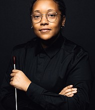 Naima Burrs is the conductor of the University Symphony Orchestra at the University of Richmond and the music director for the Petersburg Symphony Orchestra.