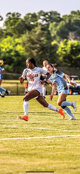 Finally, area high school goalkeepers can take a deep breath. Soccer sensation Olivia Woodson is moving on.