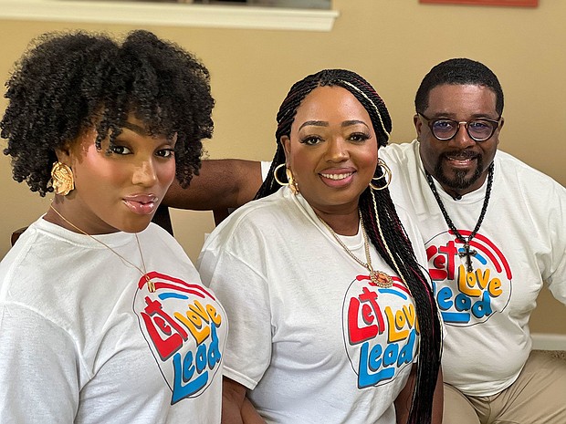 Kiah, Gina and Ontay Johnson. Kiah spent the month of May visiting her parents in their Franklin, Indiana home.
Mandatory Credit:	Adrienne Broaddus/CNN