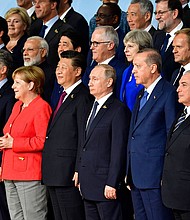 Xi Jinping attends the G20 summit of world leaders in Hamburg, Germany on July 7, 2017.
Mandatory Credit:	Tobias Schwarz/AFP/Getty Images