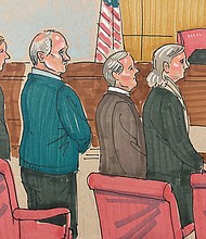 Robert Bowers was convicted of all 63 counts against him and could face the death penalty for the mass shooting at Pittsburgh's Tree of Life synagogue in 2018.
Mandatory Credit:	David Klug