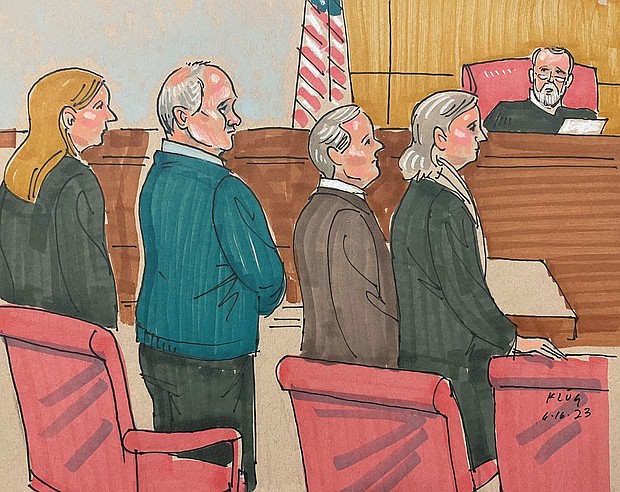 Robert Bowers was convicted of all 63 counts against him and could face the death penalty for the mass shooting at Pittsburgh's Tree of Life synagogue in 2018.
Mandatory Credit:	David Klug