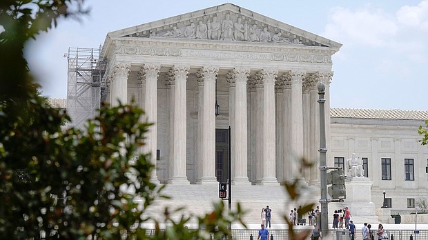 Colleges and universities can no longer take race into consideration as a specific basis for granting admission, the Supreme Court says.
Mandatory Credit:	Mariam Zuhaib/AP