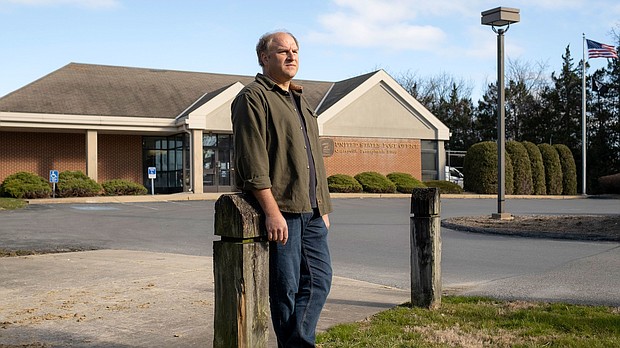 Former US Postal Service employee Gerald Groff in Quarryville, Pennsylvania, on March 8.
Mandatory Credit:	Justin T. Gellerson/The New York Times/Redux