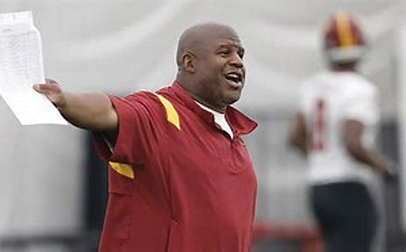 How is Eric Bieniemy is fitting in as the new Washington Commanders’ offensive coordinator?