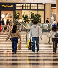 Shoppers are pictured here inside the Westfield San Francisco Centre shopping mall in San Francisco, California, on June 13.
Mandatory Credit:	David Paul Morris/Bloomberg/Getty Images