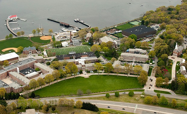 The US Coast Guard Academy in New London, Connecticut, is the training ground for the agency's top officers.
Mandatory Credit:	Petty Officer 2nd Class Lauren L/U.S. Coast Guard Academy/FILE
