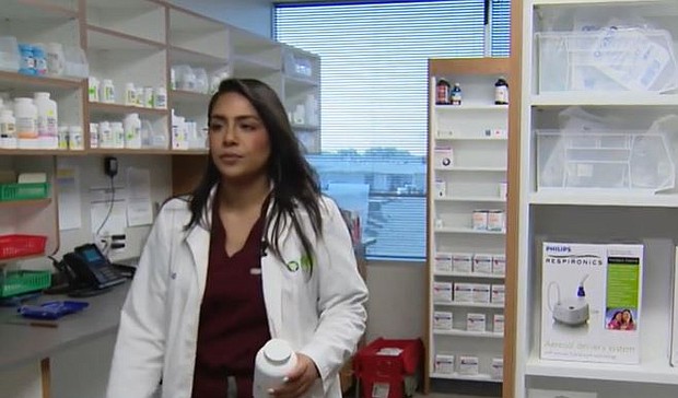 Dr. Riz Islam, director of pharmacy at HHM Health, said the pharmacy is a federally qualified health center which allows them to purchase prescription drugs at a discounted price from manufactures.
Mandatory Credit:	KTVT