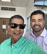 Francis Page, Jr, Publisher of Houston Style Magazine with Nicolas Jimenez is our Sr. Director of Government Affairs for Comcast’s Texas Region