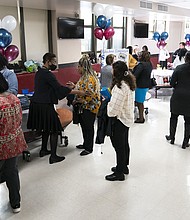 Job applicants gather at William Penn School District's teachers job fair in Lansdowne, Pennsylvania, on May 3.
Mandatory Credit:	Matt Rourke/AP