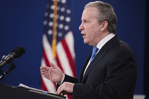 President Joe Biden is tapping a trusted adviser, Gene Sperling, to serve as the administration’s point person in upcoming labor negotiations between the United Auto Workers union and the nation’s three unionized automakers.
Mandatory Credit:	Oliver Contreras/Sipa USA/AP