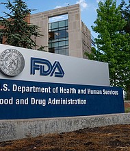 A sign for the Food And Drug Administration is seen outside of the headquarters on July 20, 2020 in White Oak, Maryland.
Mandatory Credit:	Sarah Silbiger/Getty Images
