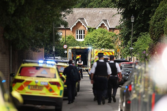 A child has been killed after a car crashed into an elementary school in southwest London, injuring six other children …