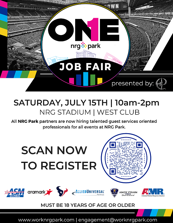 All NRG Park partners are now hiring talented guest services oriented professionals for all events at NRG Park. Register at …