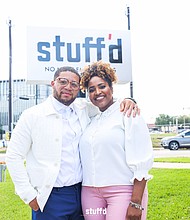 Jarrod Rector and his wife