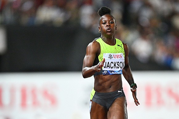 Shericka Jackson produced a stunning performance at the Jamaican championships on Saturday as she ran a world-leading 10.65 seconds in …