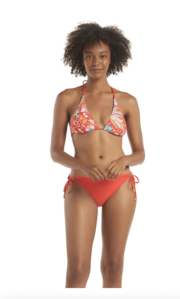 Reversible String Bikini Top | $102
Reversible Tunnel Side Hipster | $94