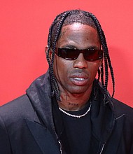 Rapper Travis Scott, seen here in Cannes in May, announced he will be livestreaming from the Egyptian pyramids his upcoming album “Utopia.”
Mandatory Credit:	Laurent Koffel/Gamma-Rapho/Getty Images