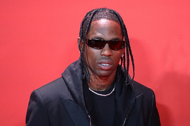 Rapper Travis Scott, seen here in Cannes in May, announced he will be livestreaming from the Egyptian pyramids his upcoming album “Utopia.”
Mandatory Credit:	Laurent Koffel/Gamma-Rapho/Getty Images