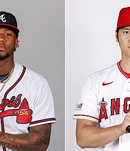 Ronald Acuña Jr. of the Braves and Shohei Ohtani of the Angels headline the All-Star Game.
Mandatory Credit:	Mike Carlson/MLB/Kyodo News/Getty Images