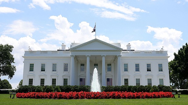 A view of the White House on July 4, 2023.
Mandatory Credit:	Julia Nikhinson/Reuters/FILE