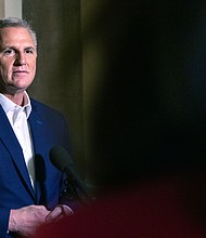 Speaker of the House Kevin McCarthy is seen at the US Capitol on May 28 in Washington, DC.
Mandatory Credit:	Anna Rose Layden/Getty Images
