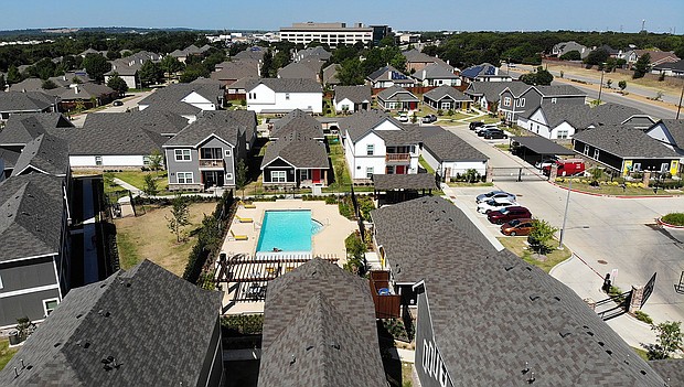 The Cottages at Bell Station, a built-to-rent community in Hurst, Texas, is seen here in July 2022. "Build for rent” or BFR homes attract those who want the lifestyle of a house — but the affordability or convenience of renting.
Mandatory Credit:	Amanda Mccoy/TNS/Zuma