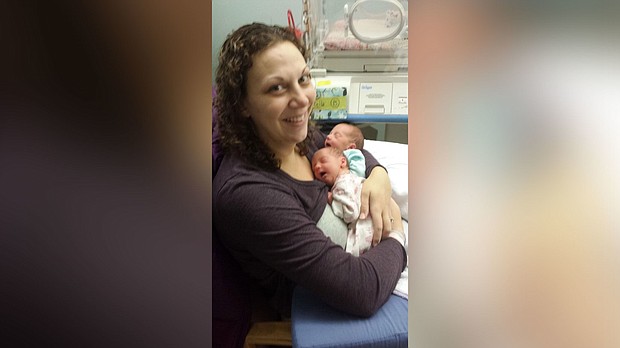 Cheryl Meany with her twin daughters.
Mandatory Credit:	Courtesy Cheryl Meany