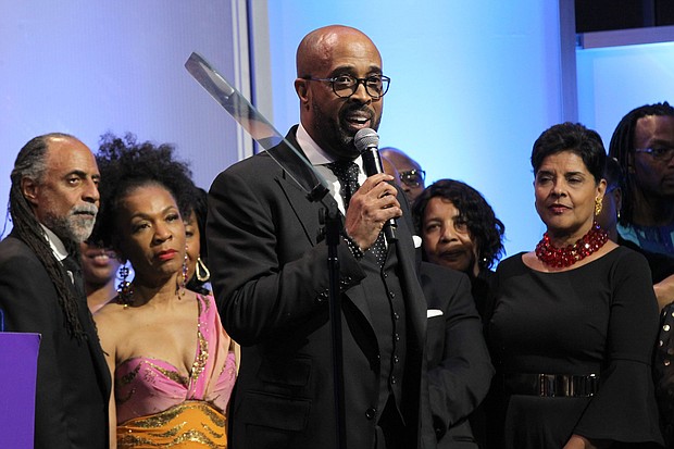 The Rev. Frederick Douglass Haynes III speaks onstage during an event at the Ziegfeld Ballroom in New York City in 2019.
Mandatory Credit:	Bennett Raglin/Getty Images