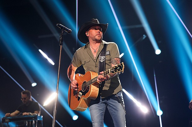 Jason Aldean performed in Texas during the ACM Awards in May.
Mandatory Credit:	Christopher Polk/Penske Media/Getty Images