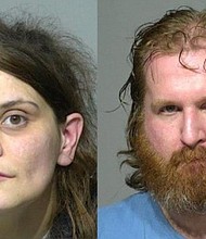 Milwaukee mother, Katie Koch, left, and her boyfriend, Joel Manke, are facing multiple felony charges for allegedly imprisoning two children in their home for years.
Mandatory Credit:	Milwaukee Police/WDJT