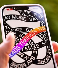 A phone is seen running the Instagram Threads app by Meta in this photo illustration in Warsaw, Poland on July 7. Threads rolled out its first major batch of updates since its launch two weeks ago as it works to maintain momentum.
Mandatory Credit:	Jaap Arriens/NurPhoto/Shutterstock