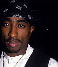 Tupac Shakur seen here at Club USA, New York, March 30, 1994.The Las Vegas Metropolitan Police confirmed to CNN on July 18 that it executed a search warrant at a location in Henderson, Nevada in connection with the ongoing investigation into the murder of musician Tupac Shakur in 1996.
Mandatory Credit:	Steve Eichner/Getty Images
