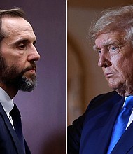 Special Counsel Jack Smith and former President Donald Trump.
Mandatory Credit:	Getty Images