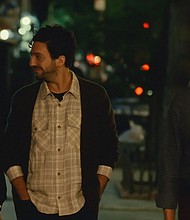 Greta Lee, John Magaro and Teo Yoo in "Past Lives." The film forgoes the need for a bad guy in its romantic drama. "It’s really about three adults doing their best to behave as adults," said  Lee.
Mandatory Credit:	Courtesy A24