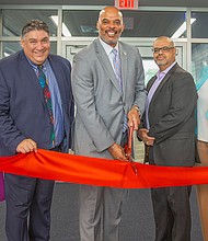 HCDE celebrates the opening of the new Adult Education Center on July 19, 2023.

The new building features two murals commissioned by Superintendent James Colbert Jr. and a host of classrooms, common areas, labs, and office spaces. The education center will aid our adult learners and division staff and function as a community center that will benefit the Lindale neighborhood.