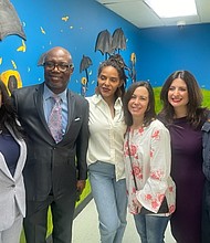 Harris County Officials Celebrating HMAAC Mural