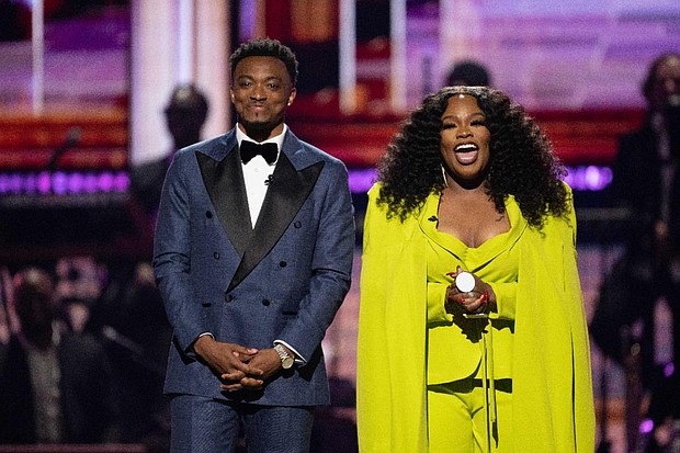 Stellar Awards 2023 Co-Hosts Jonathan McReynolds & Tasha Cobbs Leonard

Photo Credit: Earl Gibson, Courtesy of Central City Productions