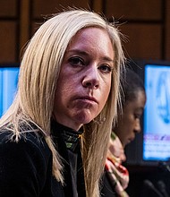 Amanda Zurawski of Austin, Texas, center, is the lead plaintiff in the lawsuit.
Mandatory Credit:	Tom Williams/CQ Roll Call/AP