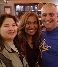 Houston City Council Member Letitica Plummer with Burt Levine and wife