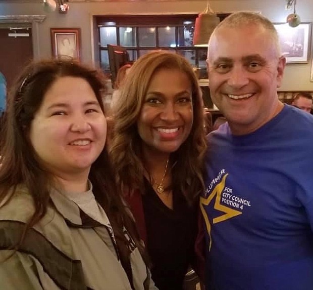 Houston City Council Member Letitica Plummer with Burt Levine and wife