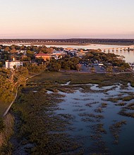 Waterfront views and historic mansions are part of Beaufort's draw.
Mandatory Credit:	John Wollwerth/Alamy Stock Photo